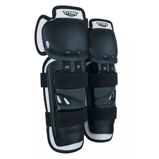PROTÈGE-GENOUX/TIBIA TITAN SPORT FOX pour adultes